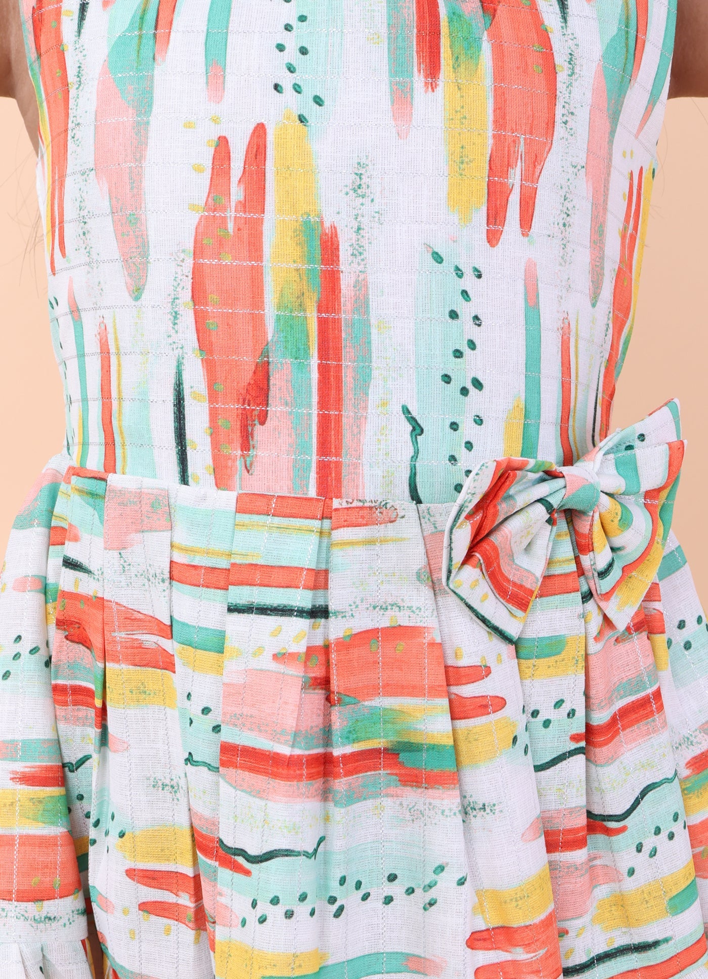 Abstract Print Dress