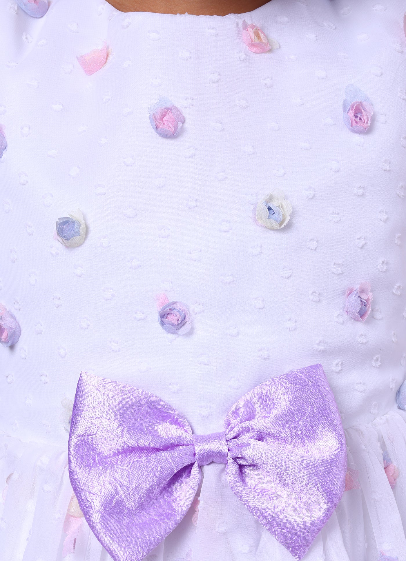 Lavender Blossom Bow Dress