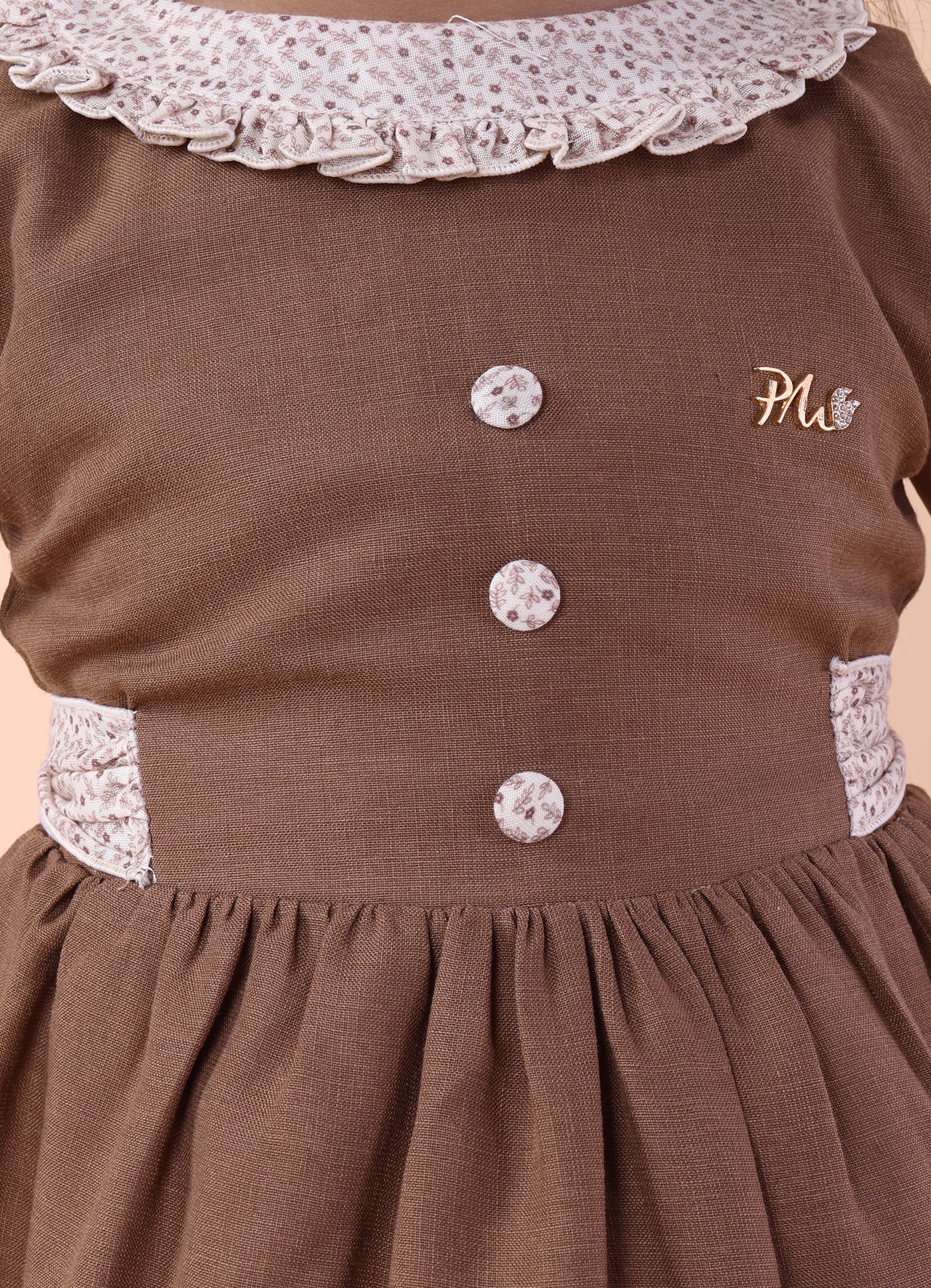 Blush & Brown Delight Dress