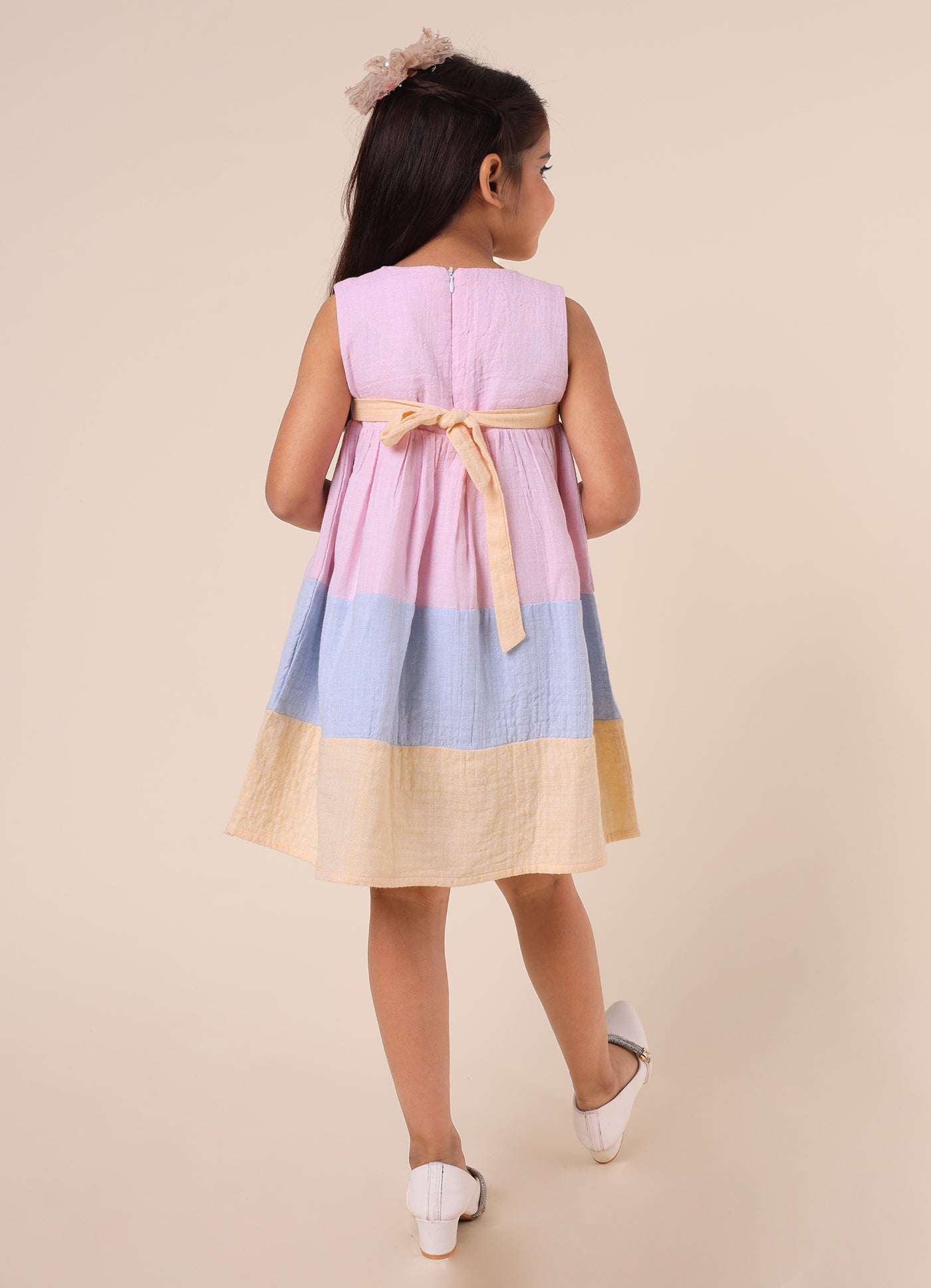 Multicolour Linen Dress