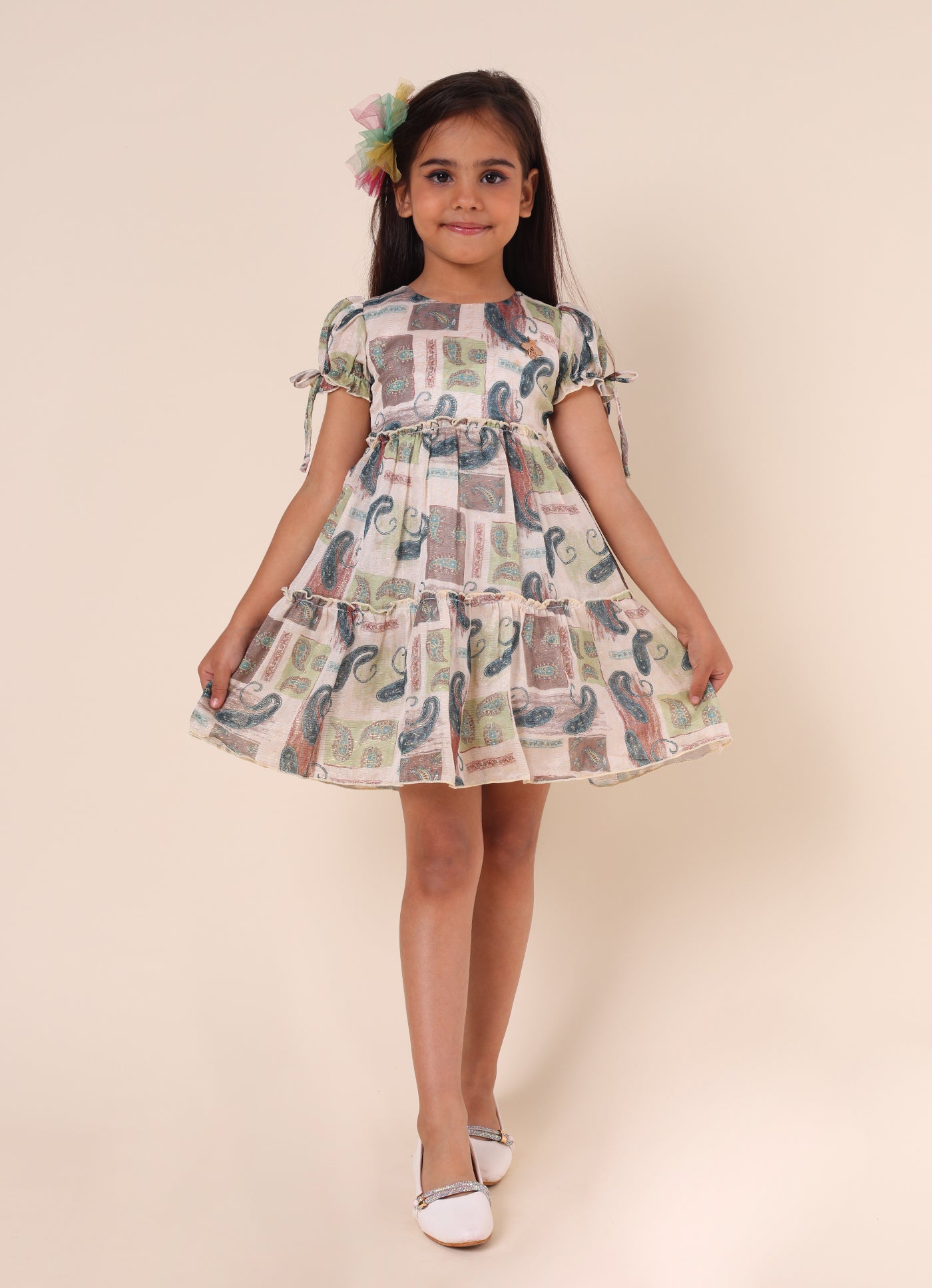Printed Chiffon Dress