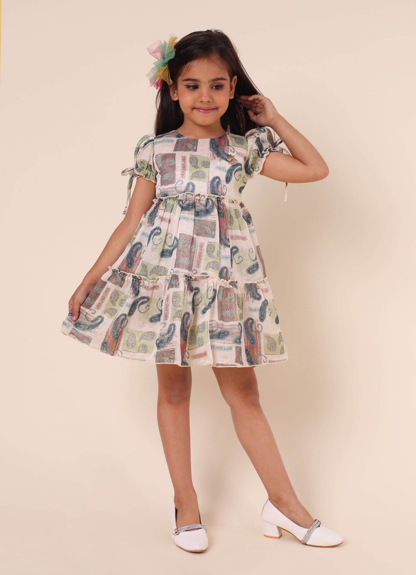 Printed Chiffon Dress