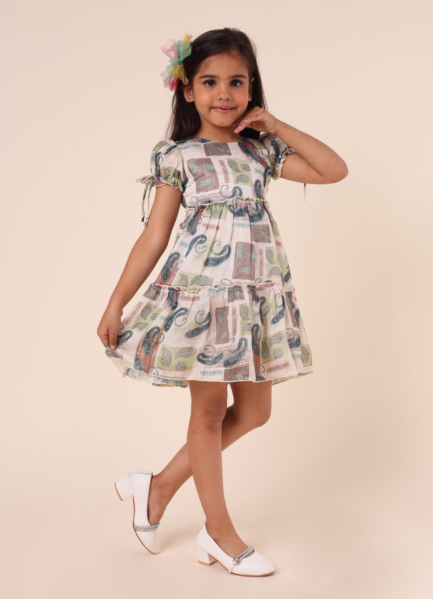 Printed Chiffon Dress