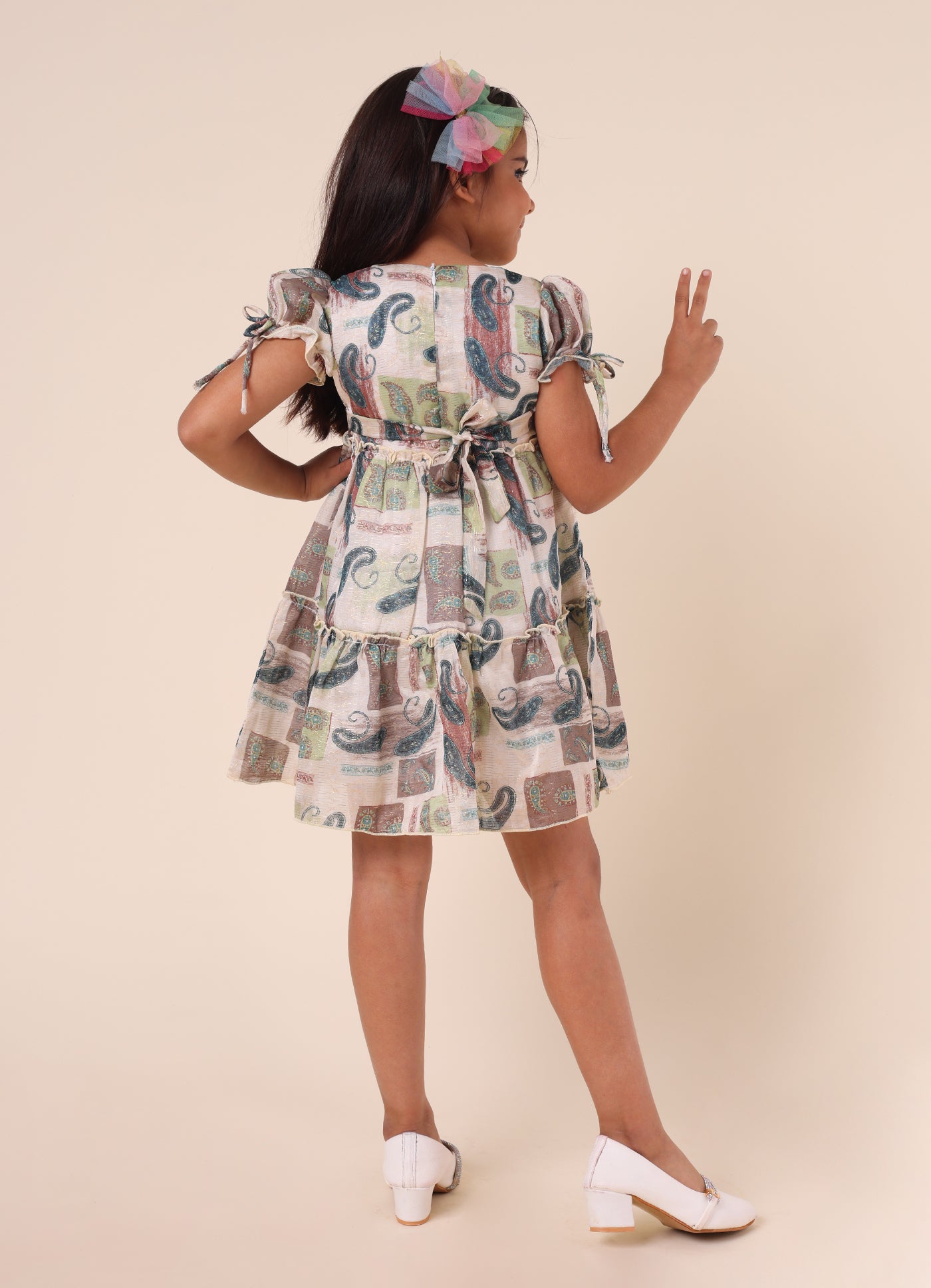 Printed Chiffon Dress