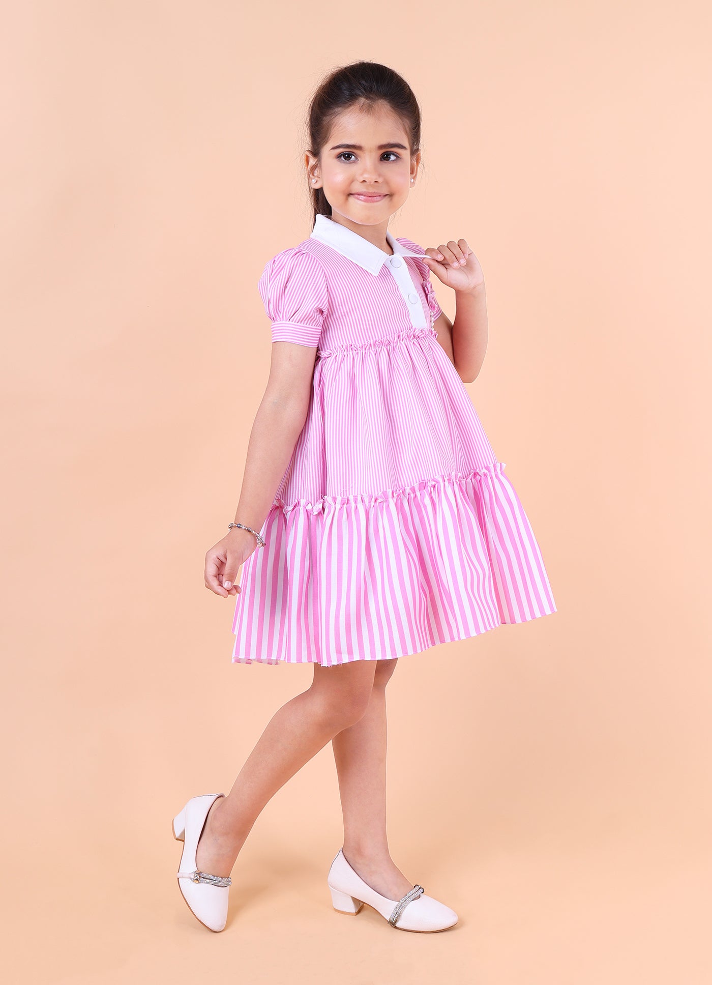 Shirt Striped Dress