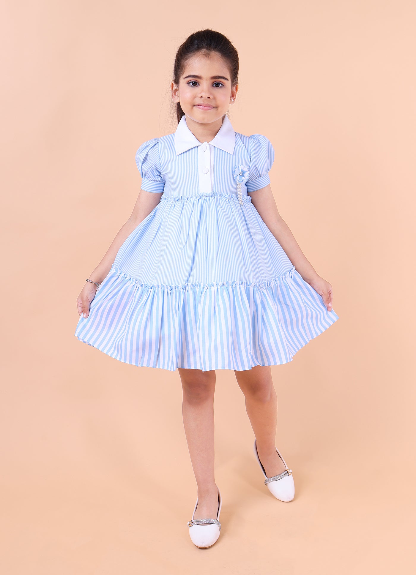 Shirt Striped Dress