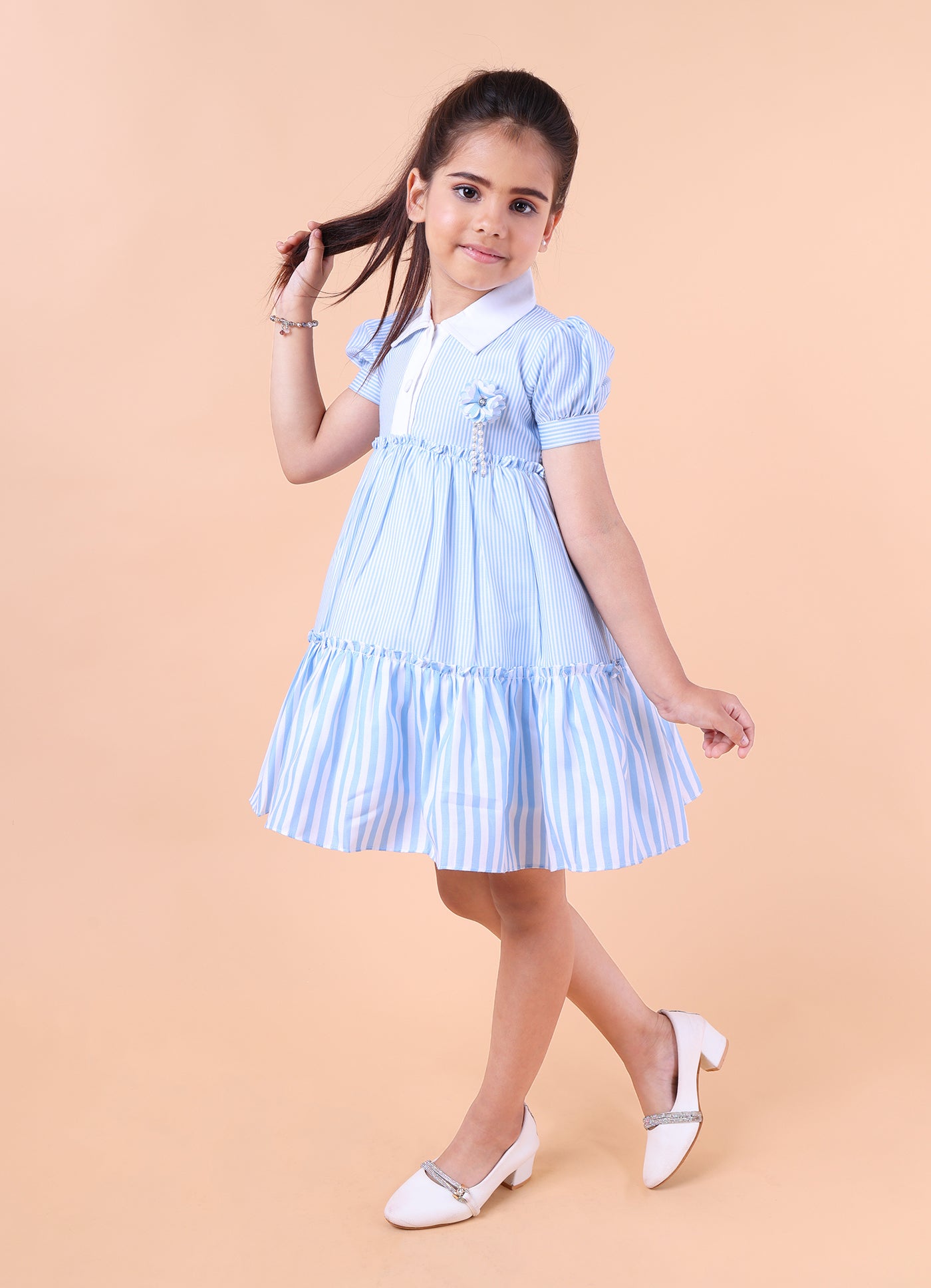 Shirt Striped Dress