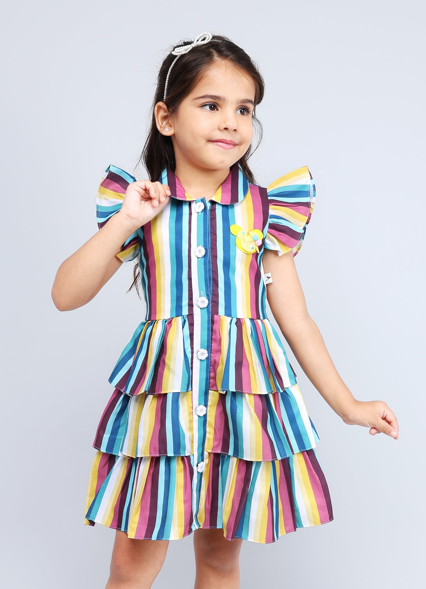 Stylish Collar Frock