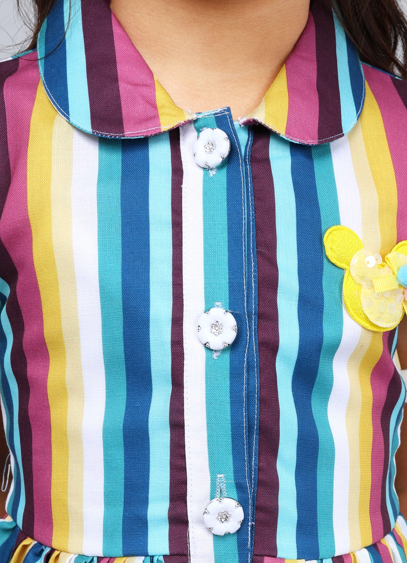 Stylish Collar Frock