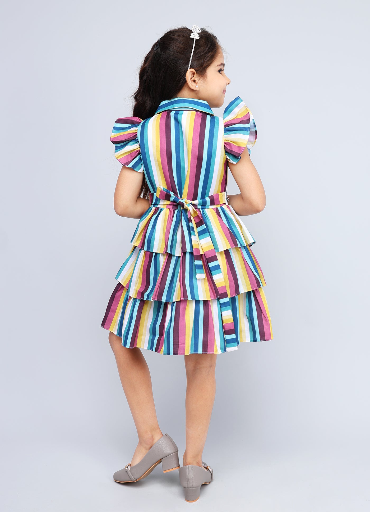 Stylish Collar Frock