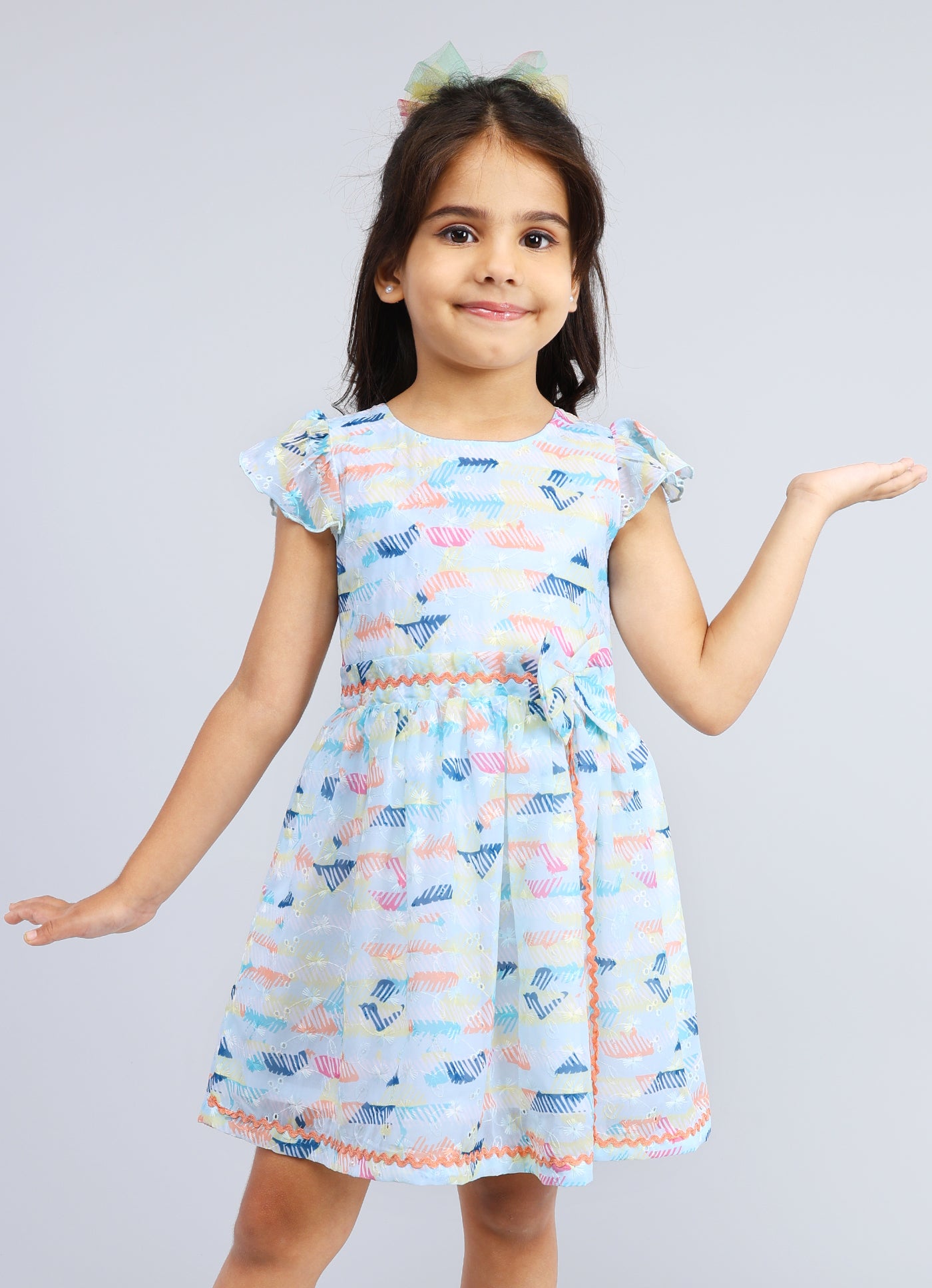 Colorful Print Dress
