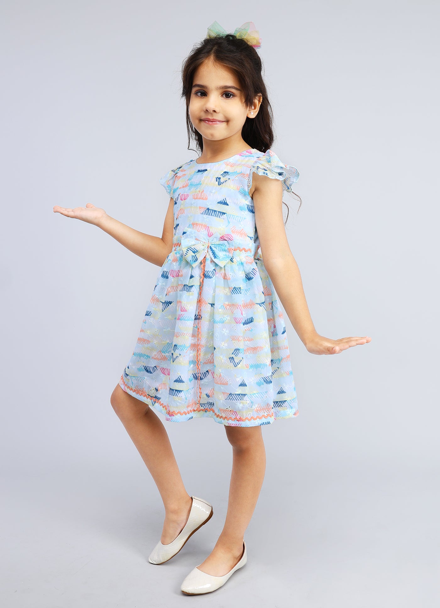 Colorful Print Dress