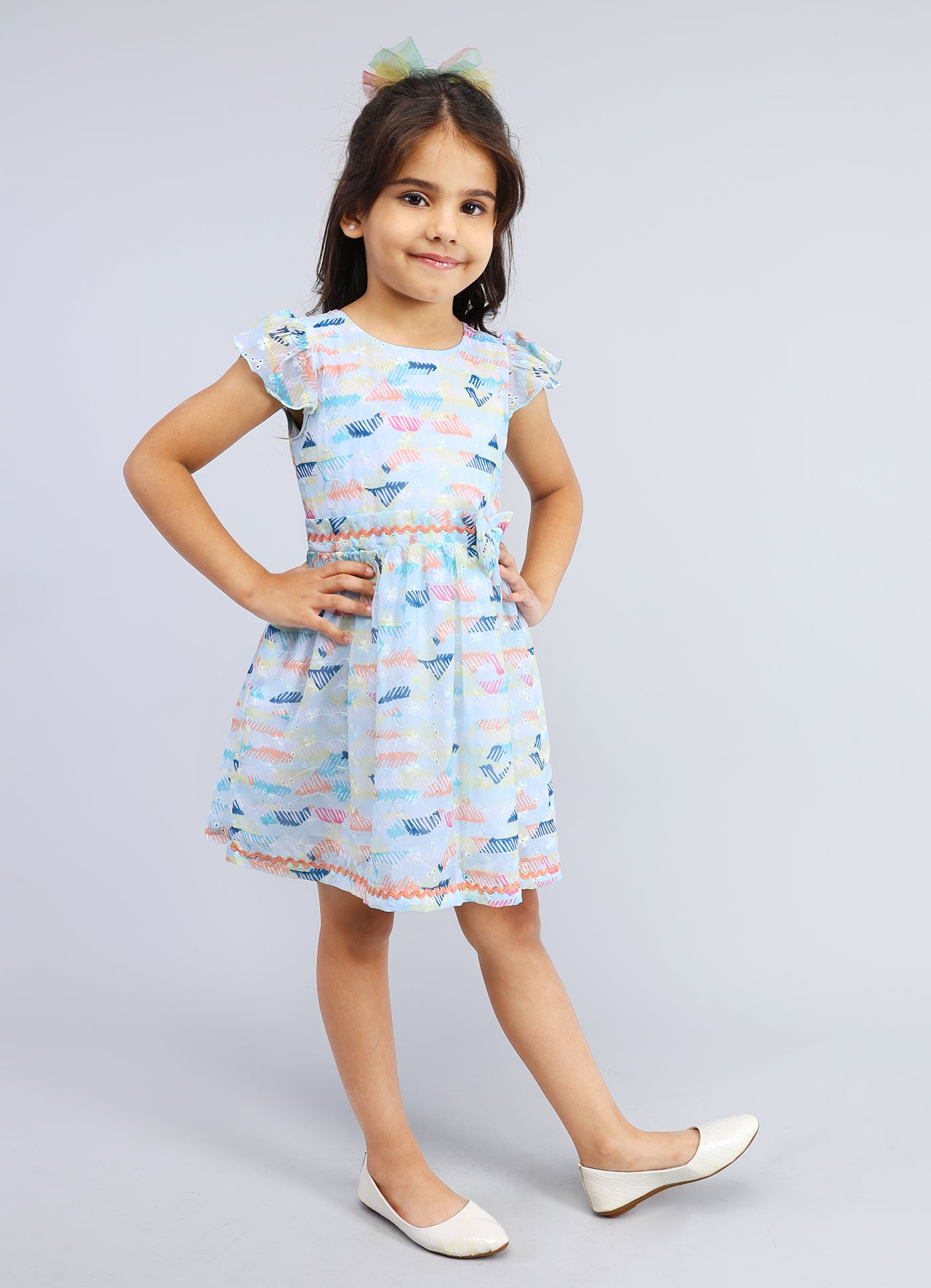 Colorful Print Dress