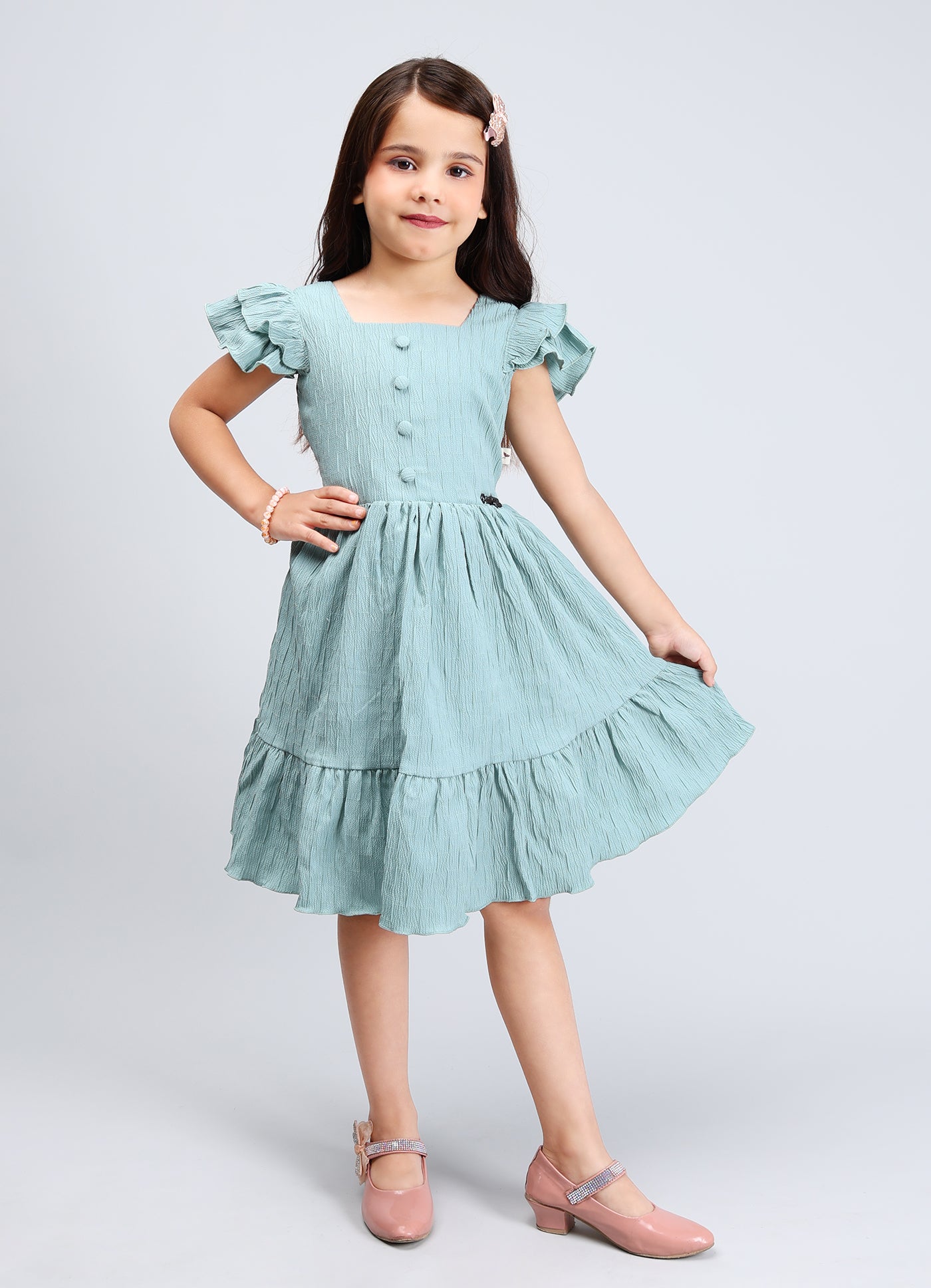 Classic Solid Color Frock