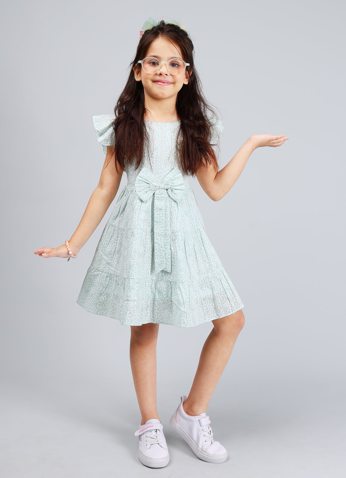 Lino Print Delight Frock