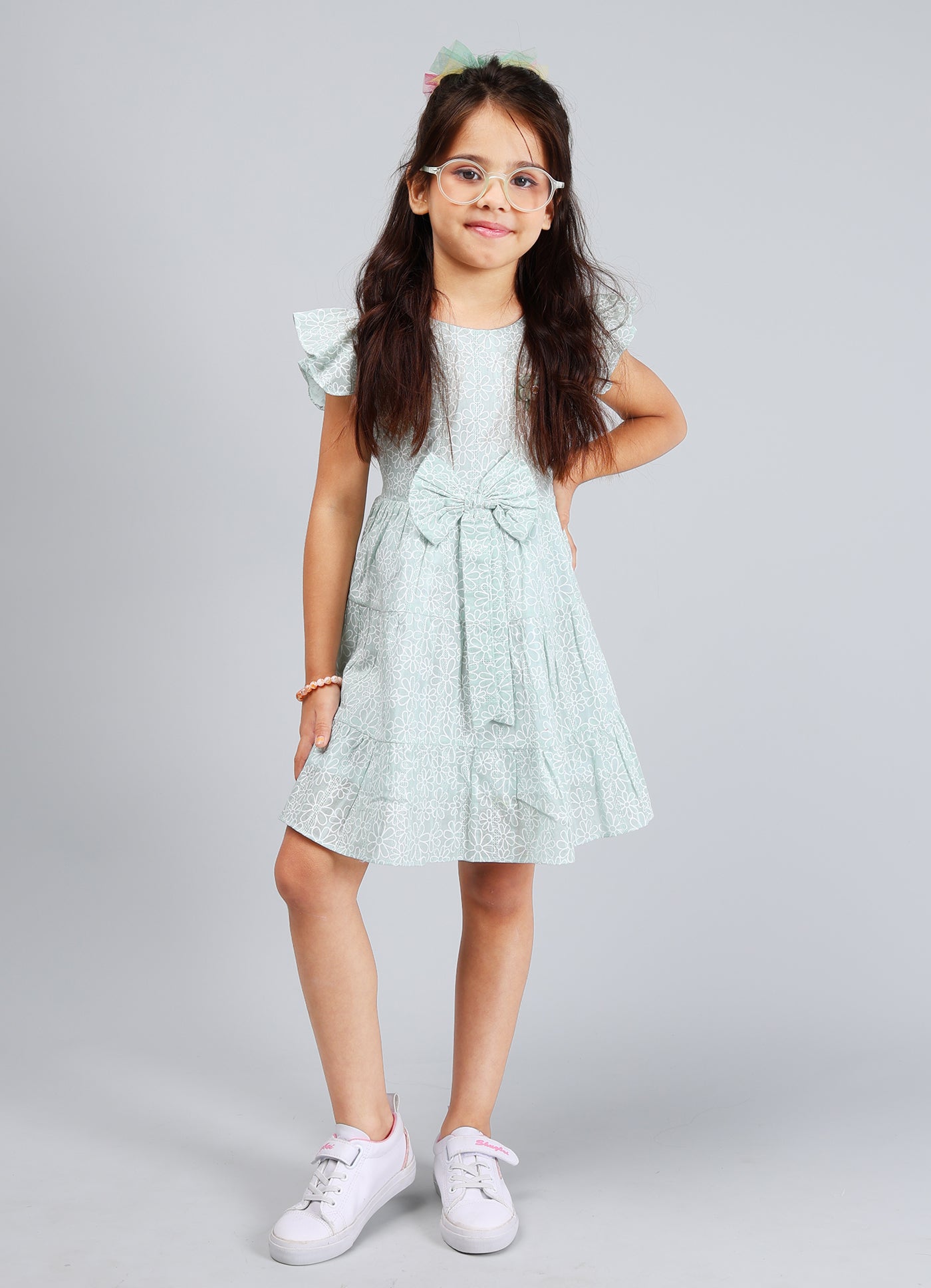 Lino Print Delight Frock