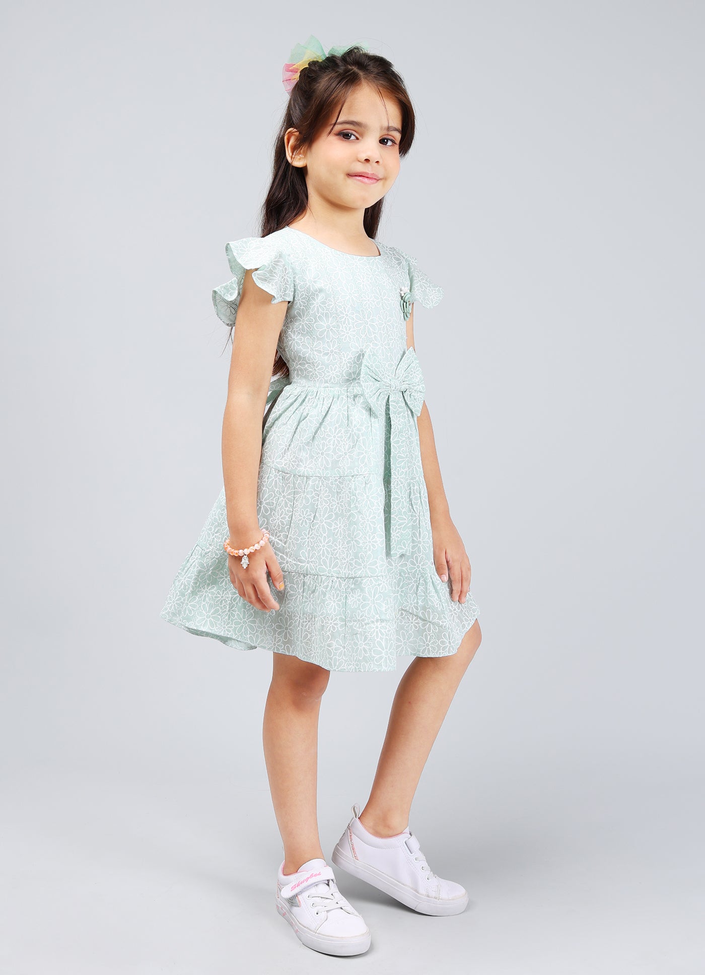 Lino Print Delight Frock