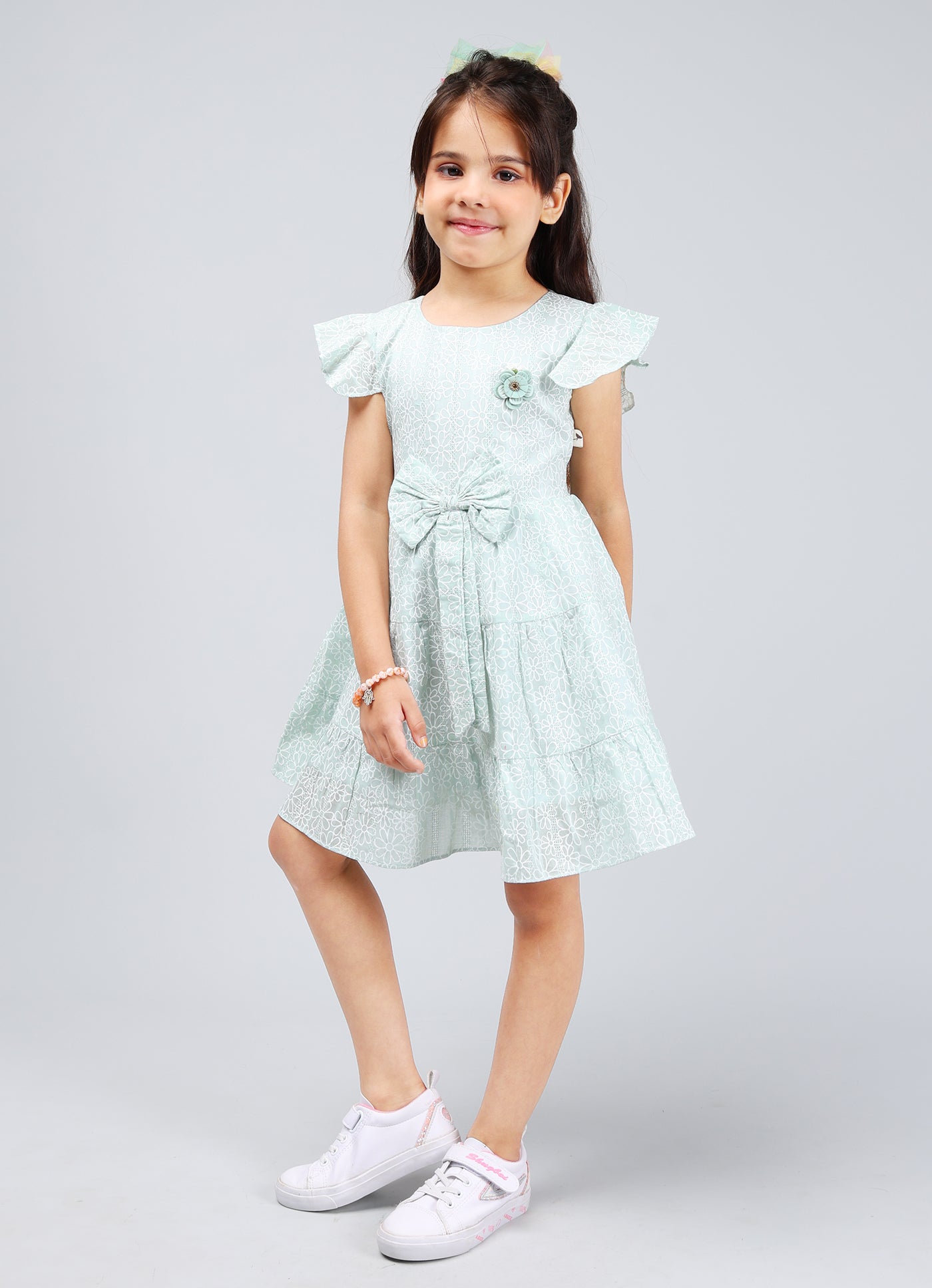 Lino Print Delight Frock