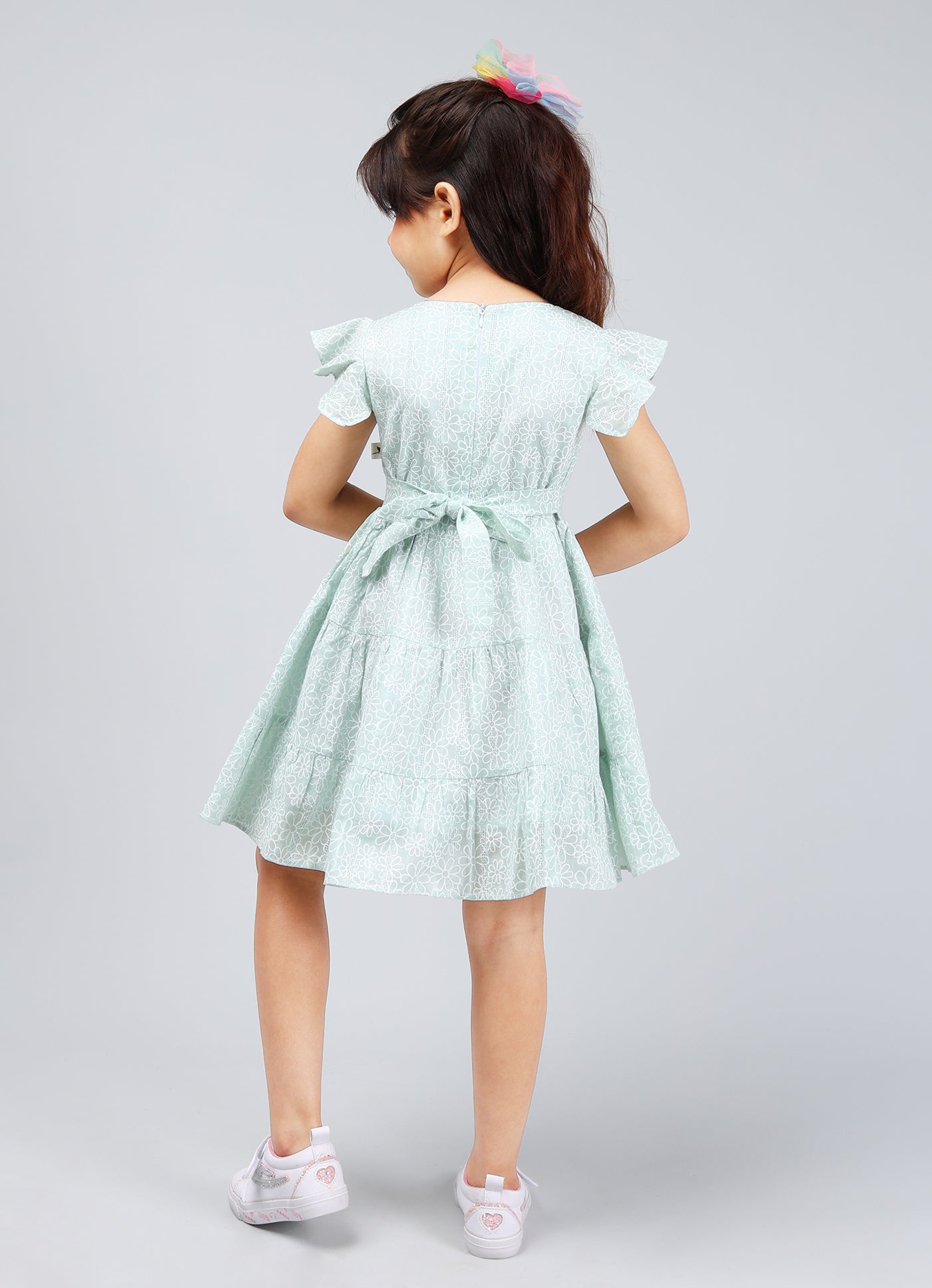 Lino Print Delight Frock