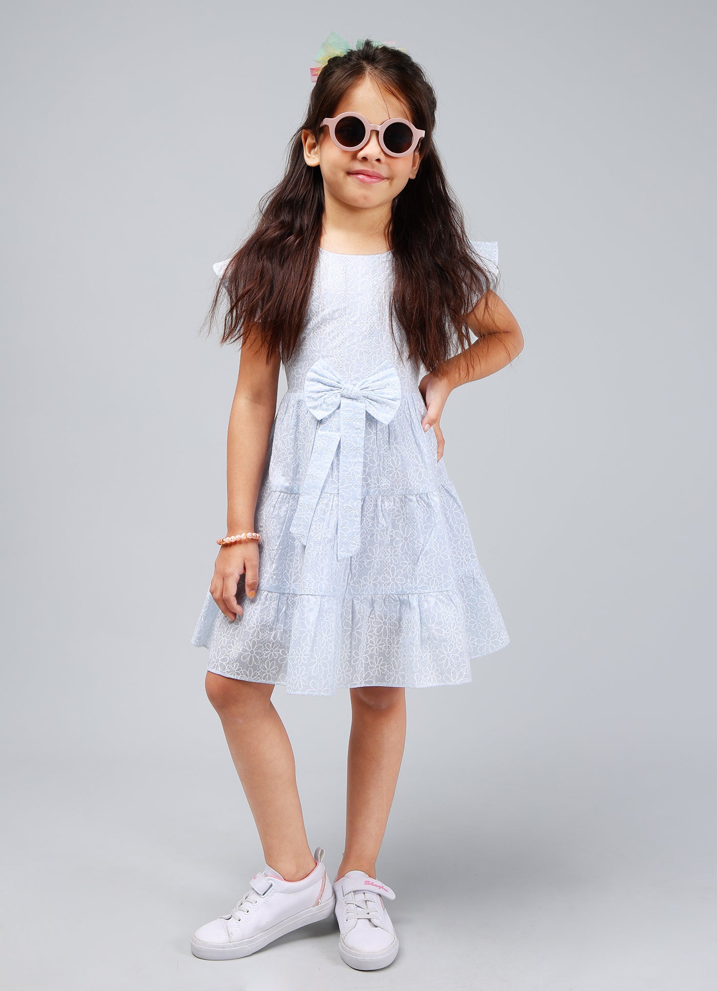 Lino Print Delight Frock