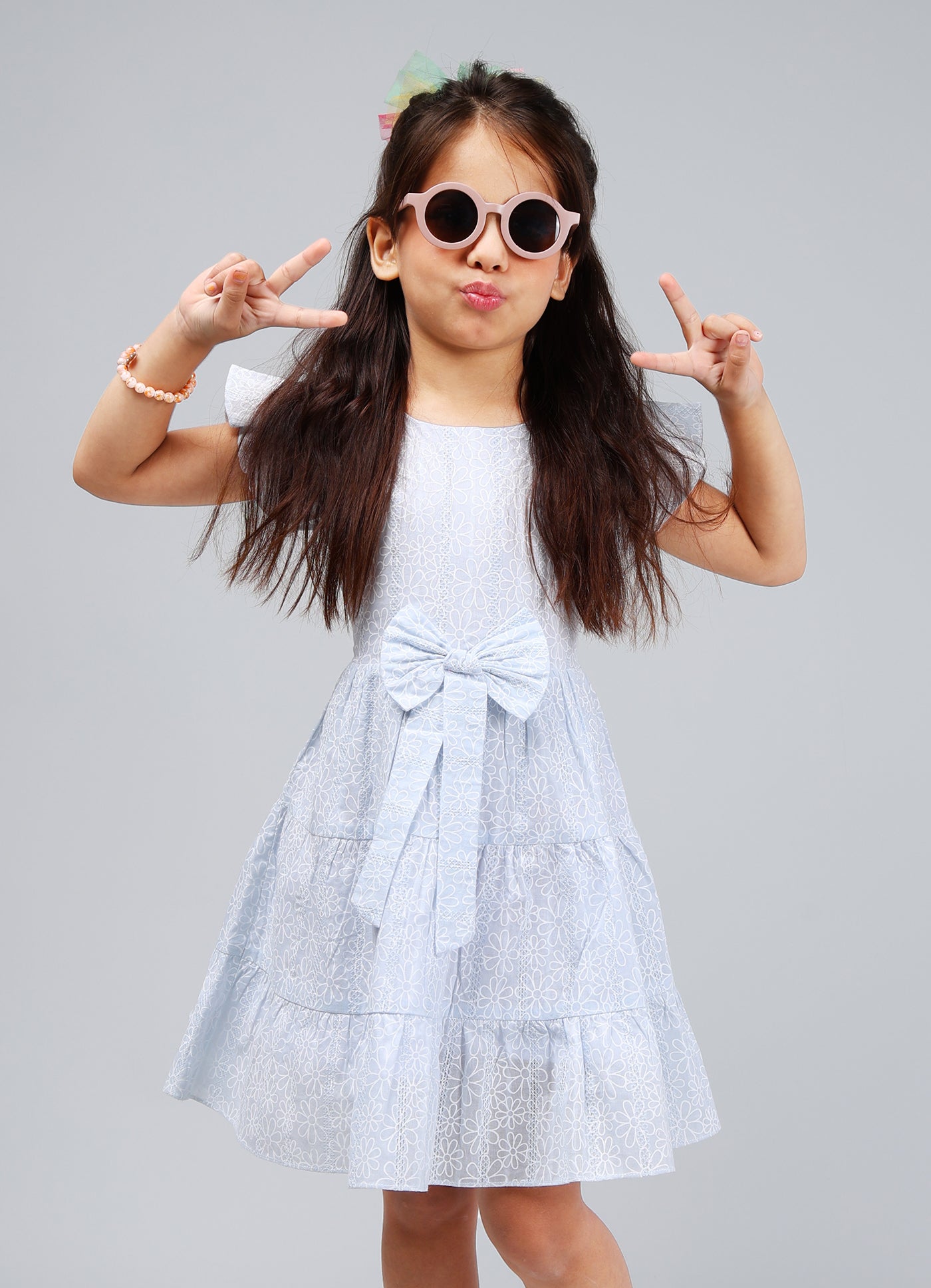 Lino Print Delight Frock