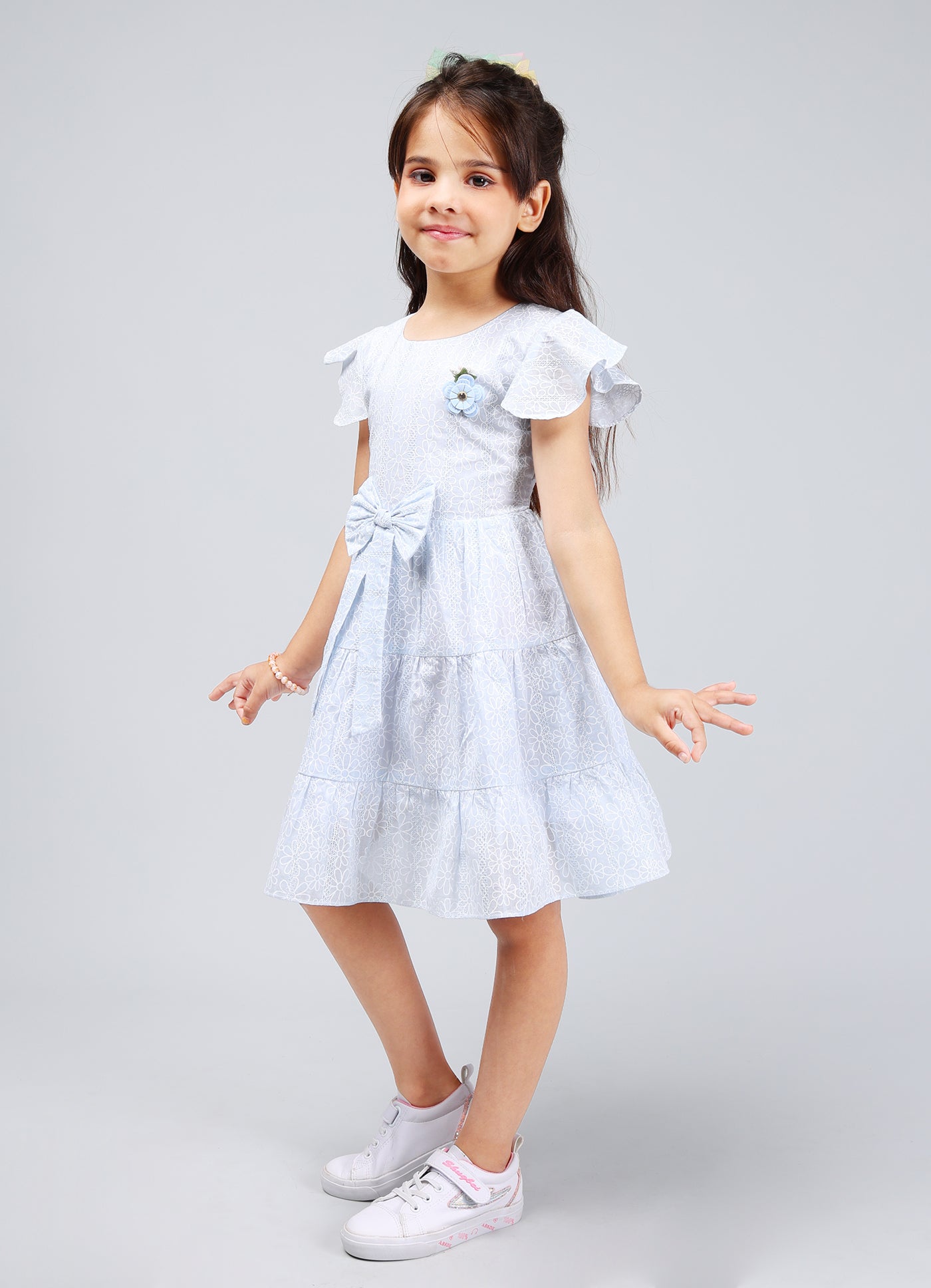 Lino Print Delight Frock