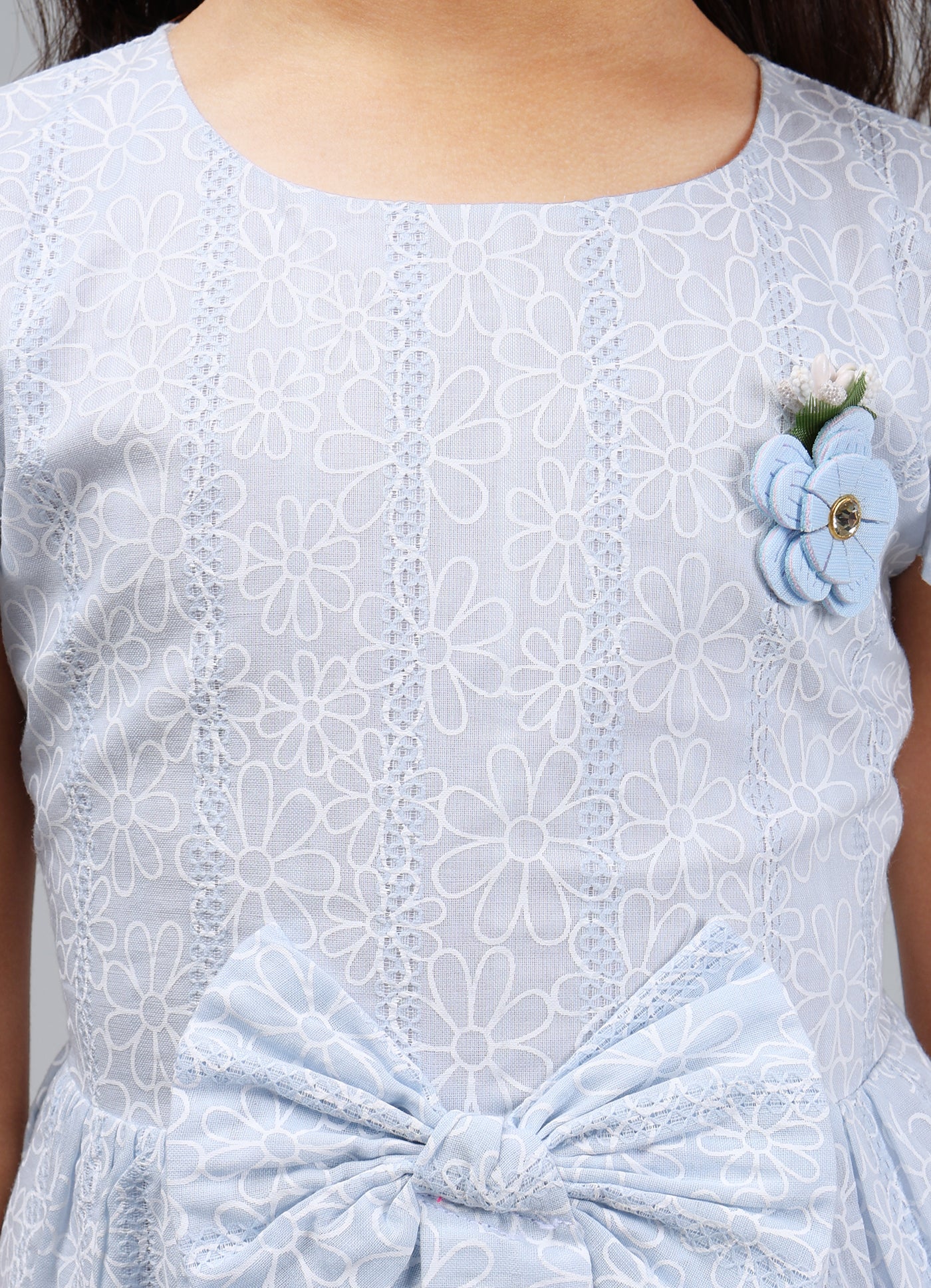 Lino Print Delight Frock