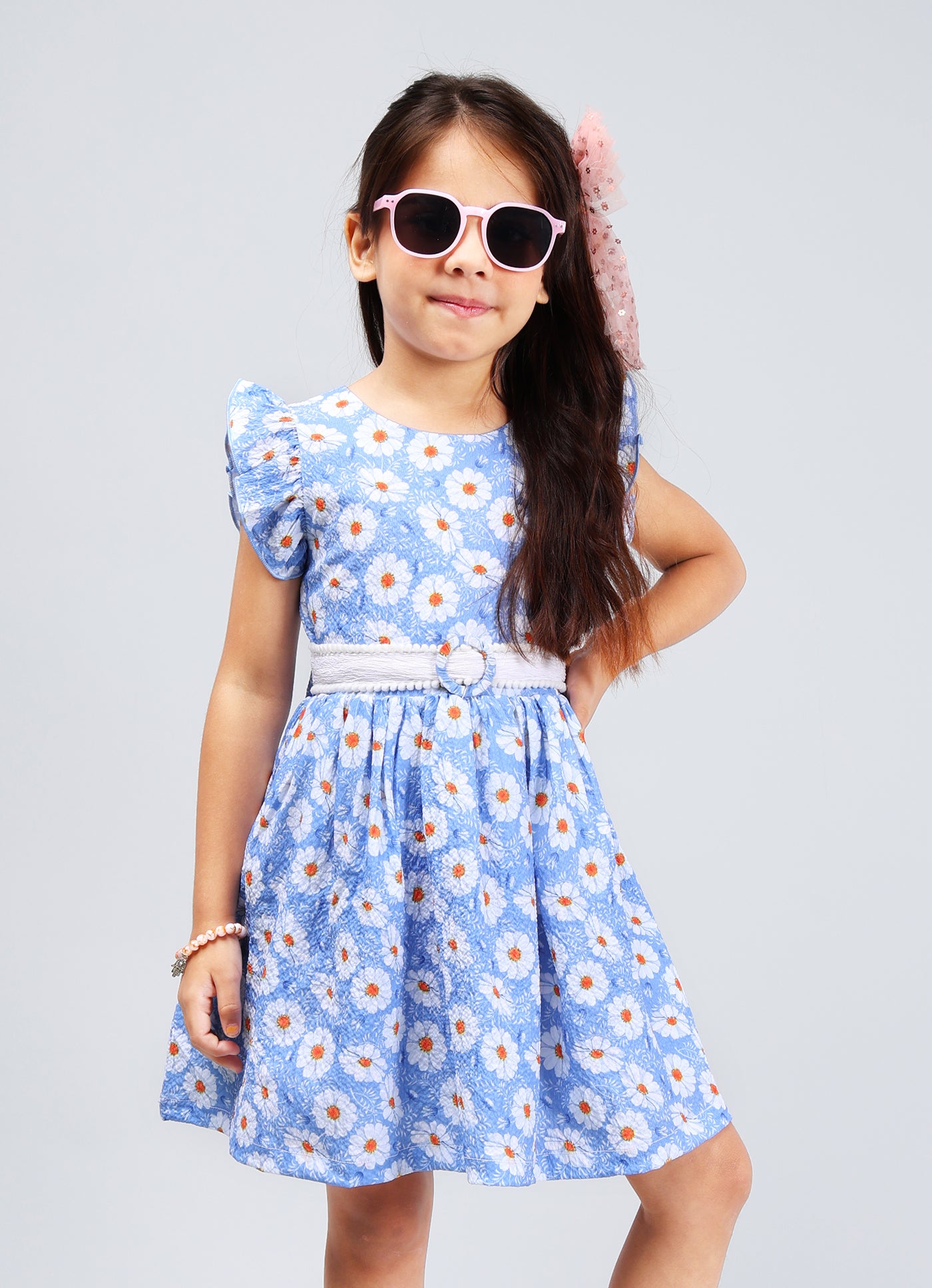 Elegant Frock with Belt