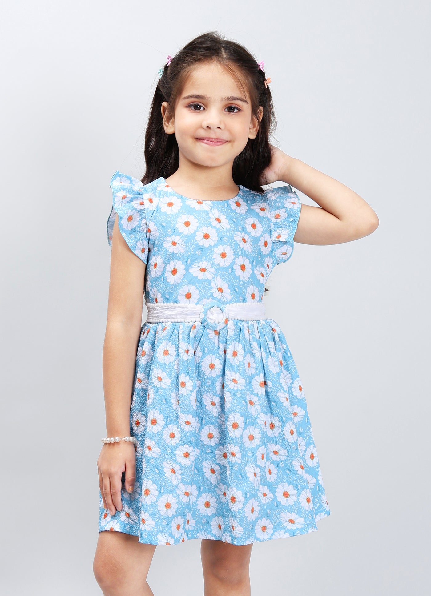 Elegant Frock with Belt