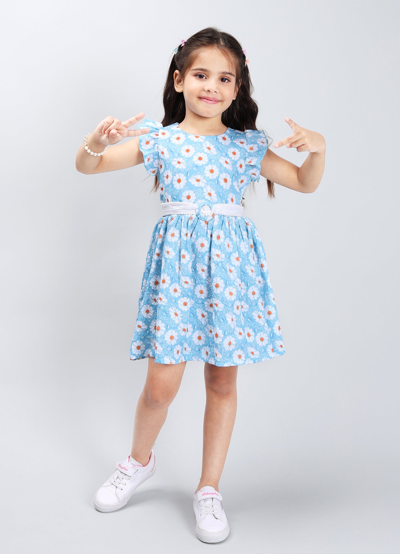 Elegant Frock with Belt