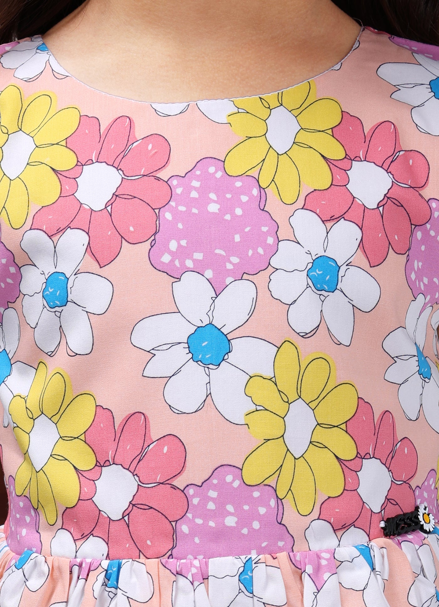 Durable Solid Color Frock
