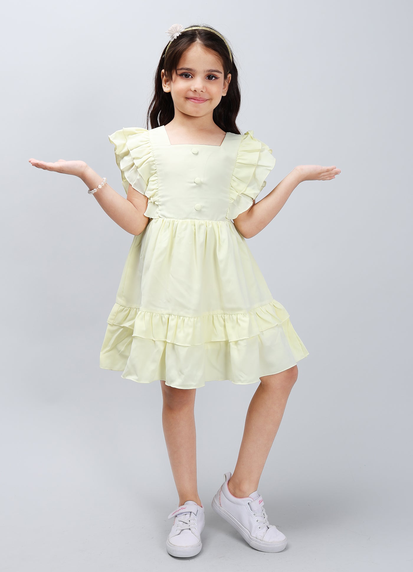 Solid Color Delight Frock