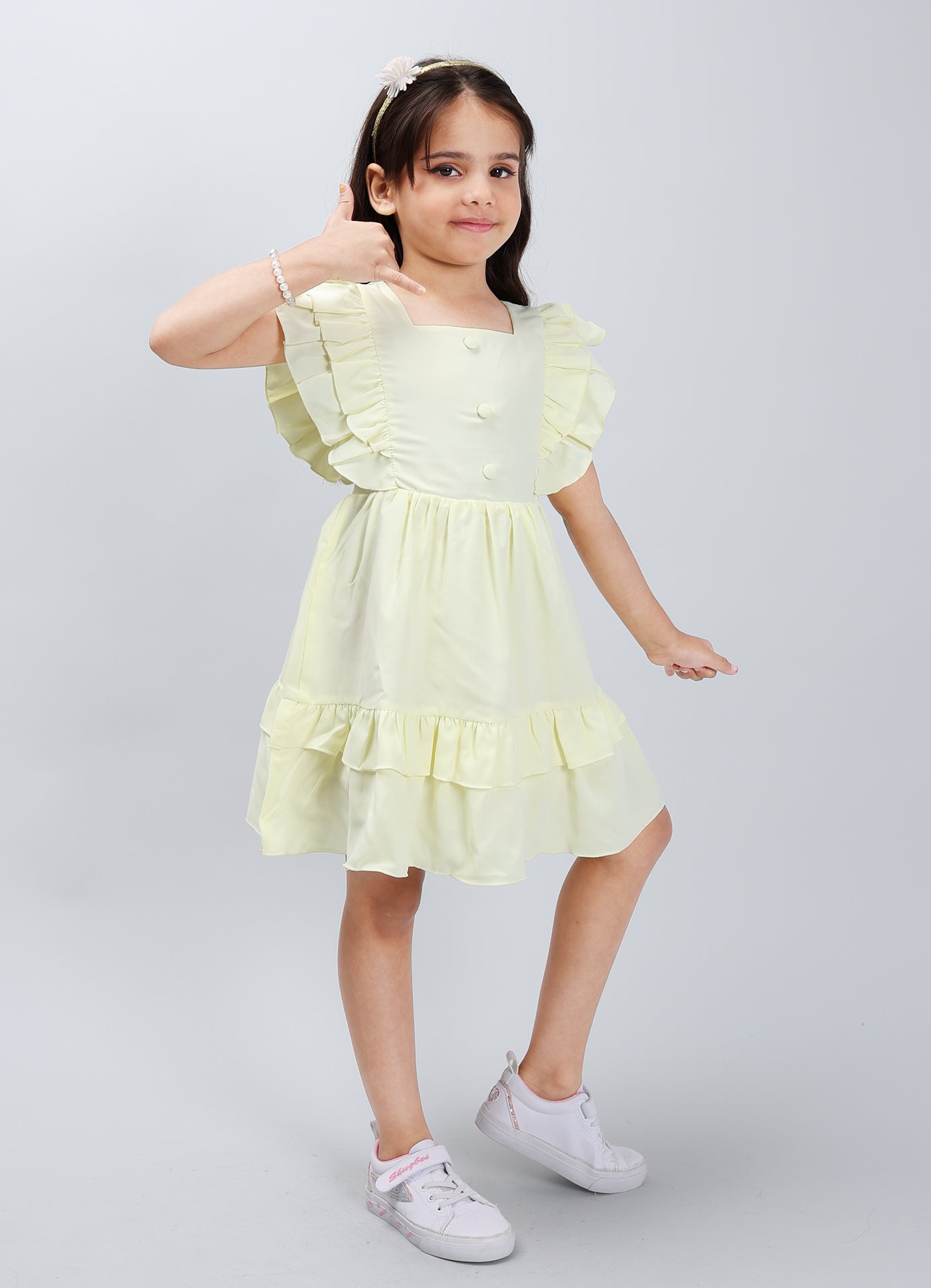Solid Color Delight Frock