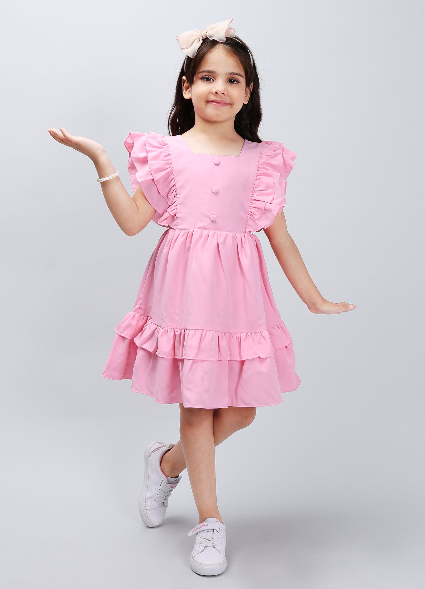 Solid Color Delight Frock