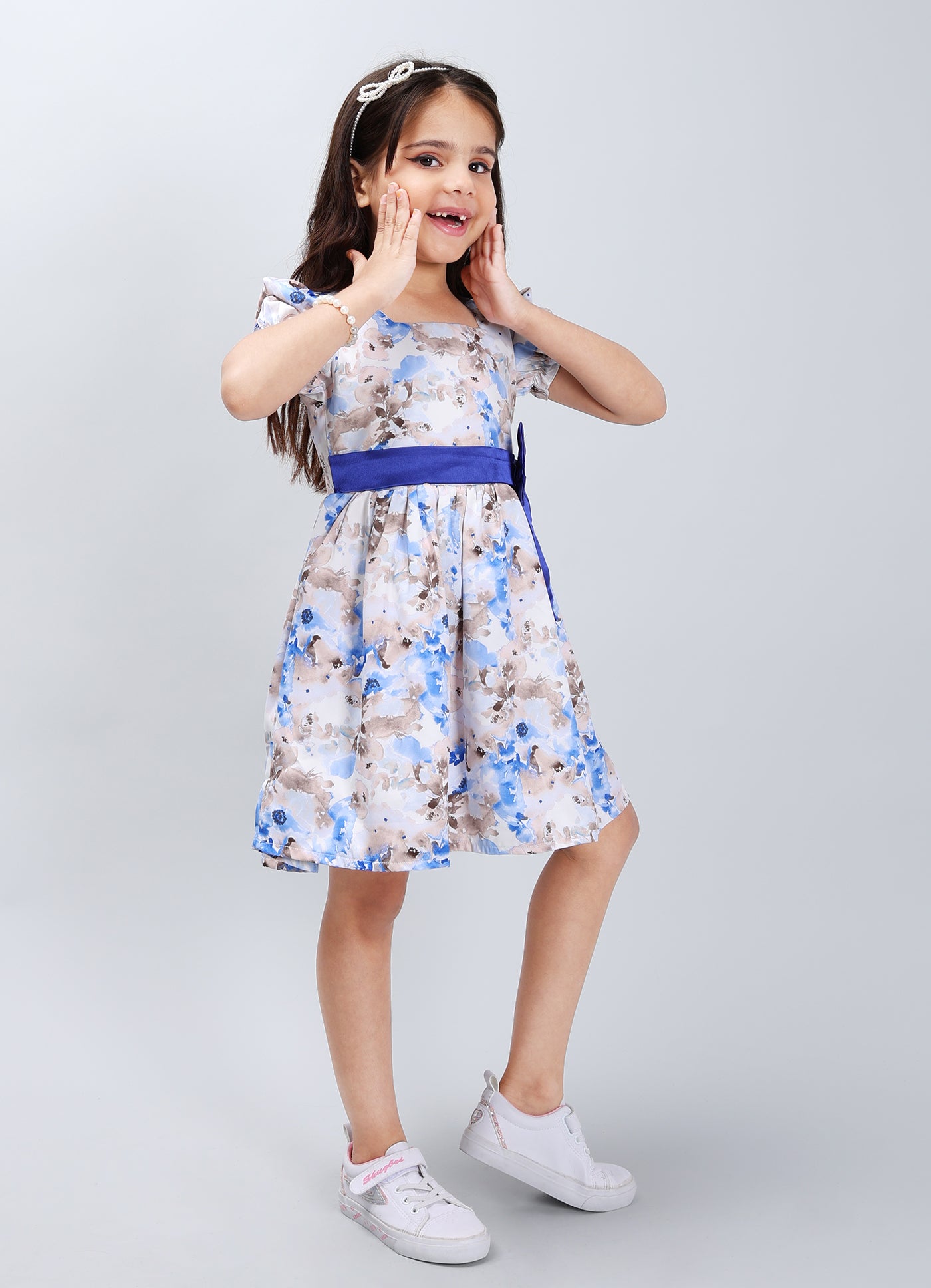 Charming Digital Print Frock