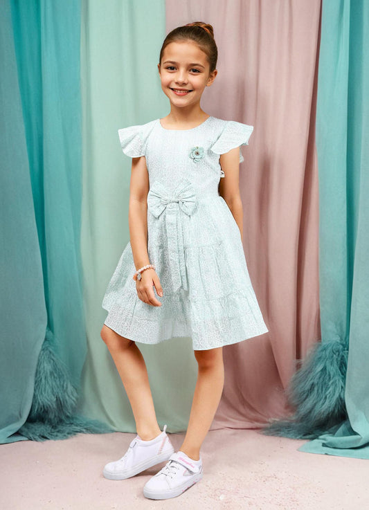 Lino Print Delight Frock