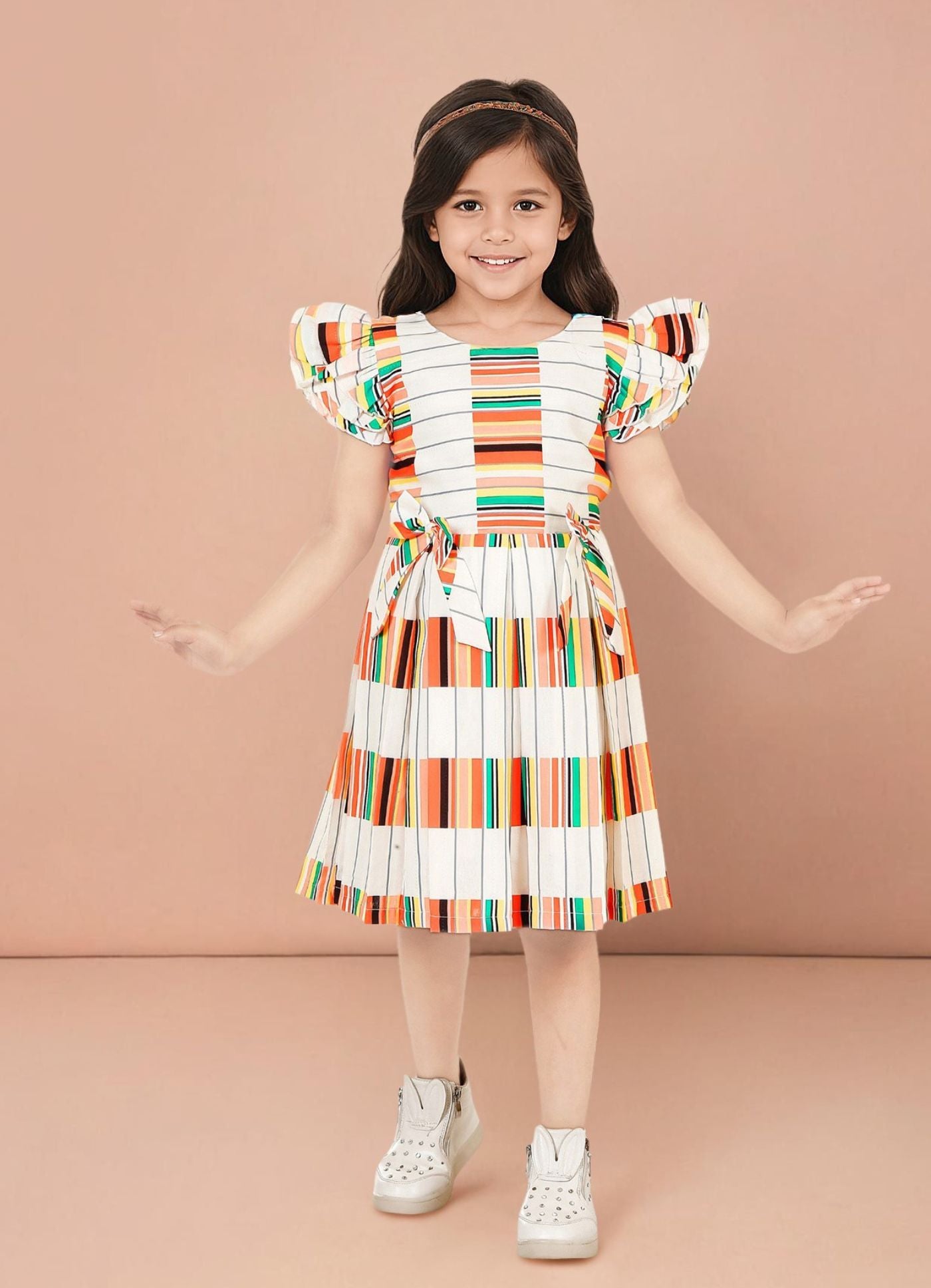 Breathable Solid Color Frock