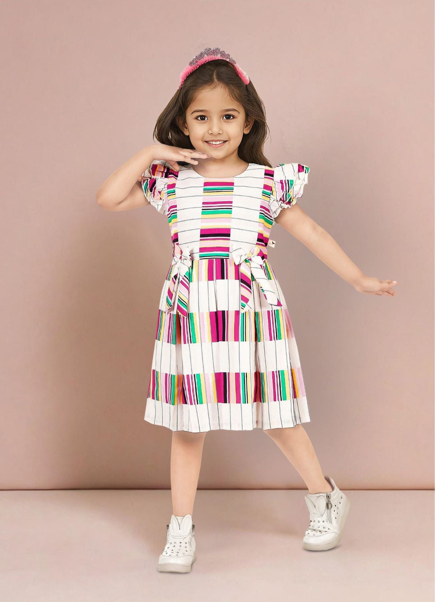 Breathable Solid Color Frock