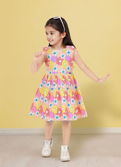Durable Solid Color Frock