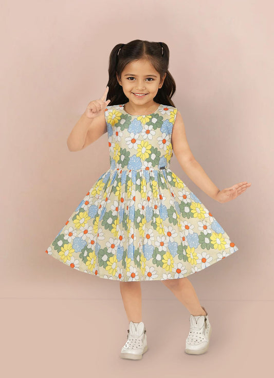 Durable Solid Color Frock