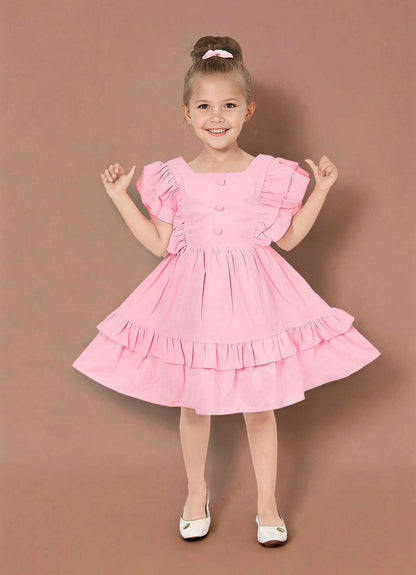 Solid Color Delight Frock