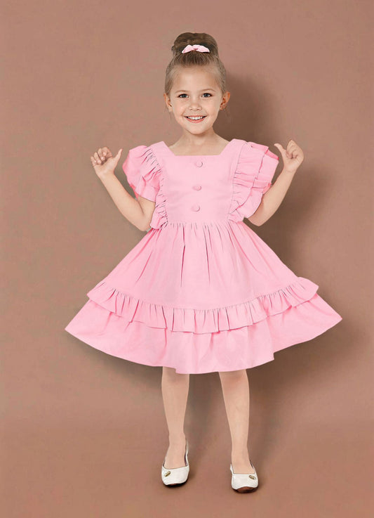 Solid Color Delight Frock