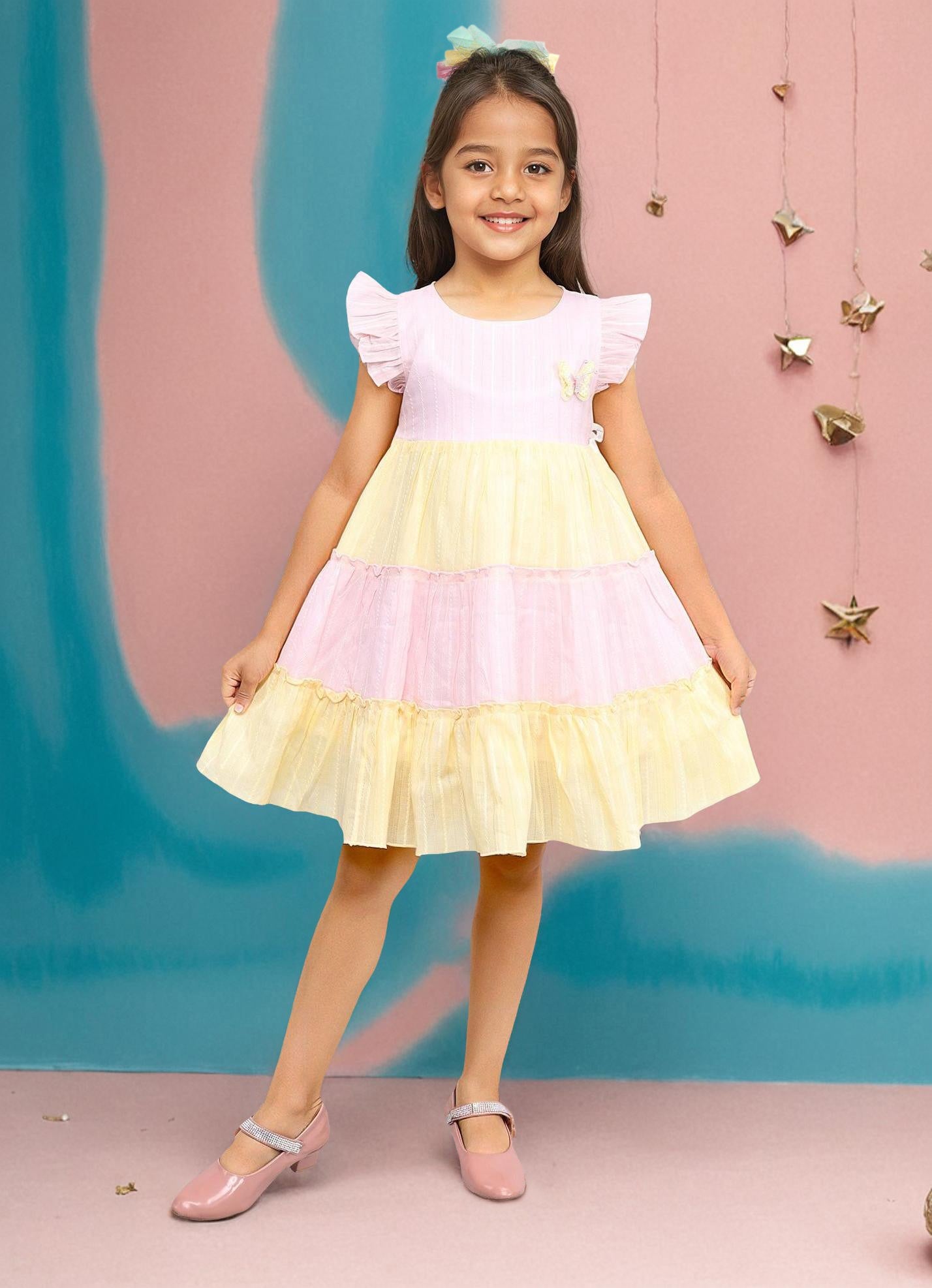 Playful Back Tie Frock