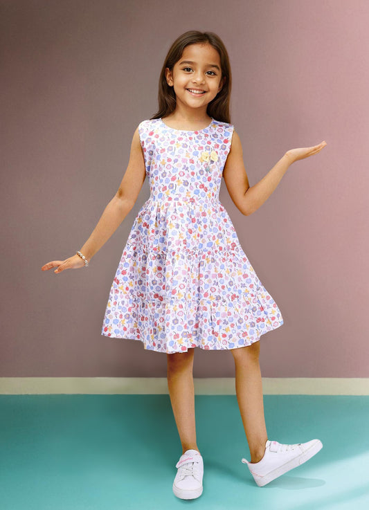 Multi-Style Print Dress
