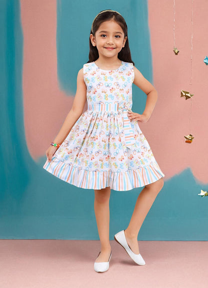 Charming Zip Closure Dress