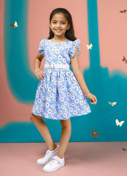 Elegant Frock with Belt