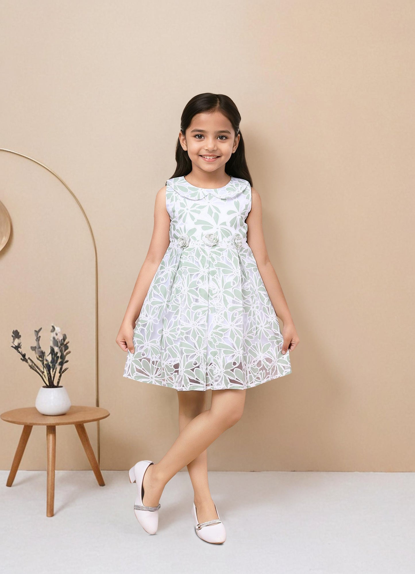 Floral Braso Party Dress