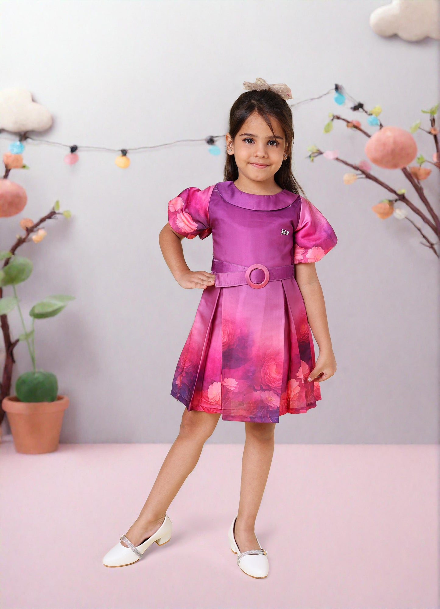 Vibrant Floral Dress