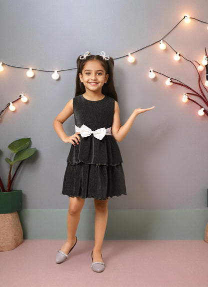 Pleated Party Dress