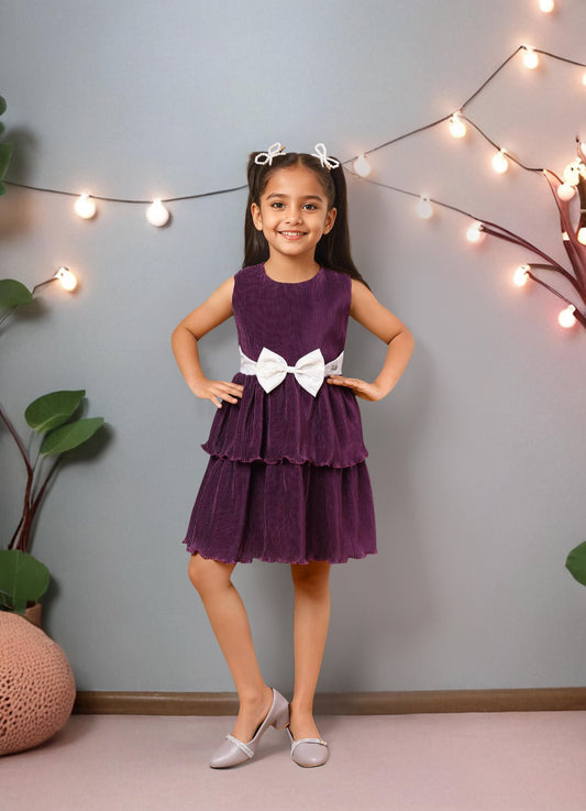 Pleated Party Dress